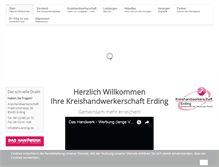 Tablet Screenshot of khs-erding.de